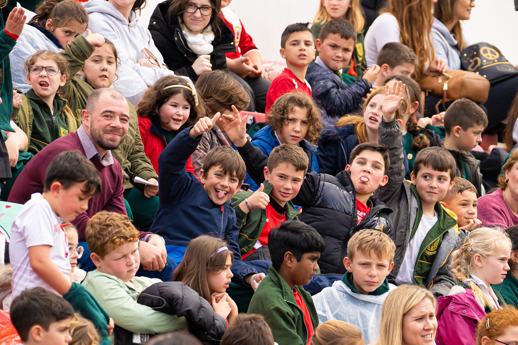 Over 1000 School children turn out to watch Gibraltar's U21s